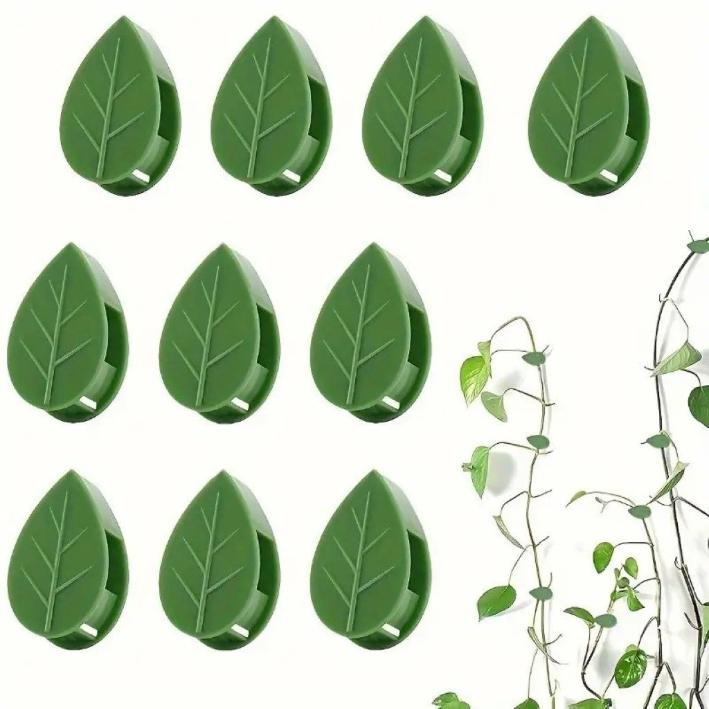 Plant Clips - Leaf Shape 10pk