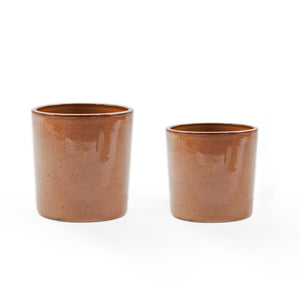 Handmade Ceramic Pot Cylinder
