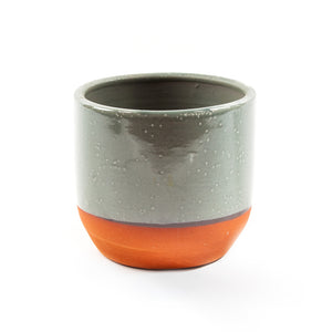 Handmade Ceramic Pot Dipped Terracotta