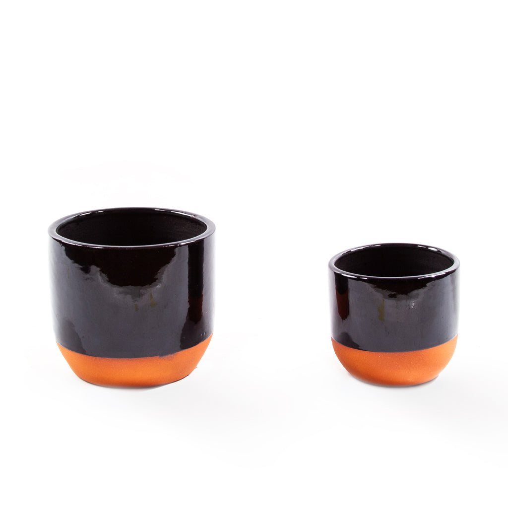 Handmade Ceramic Pot Dipped Terracotta