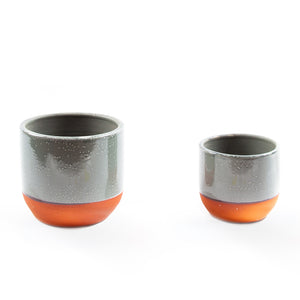 Handmade Ceramic Pot Dipped Terracotta