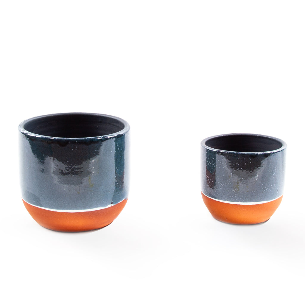 Handmade Ceramic Pot Dipped Terracotta