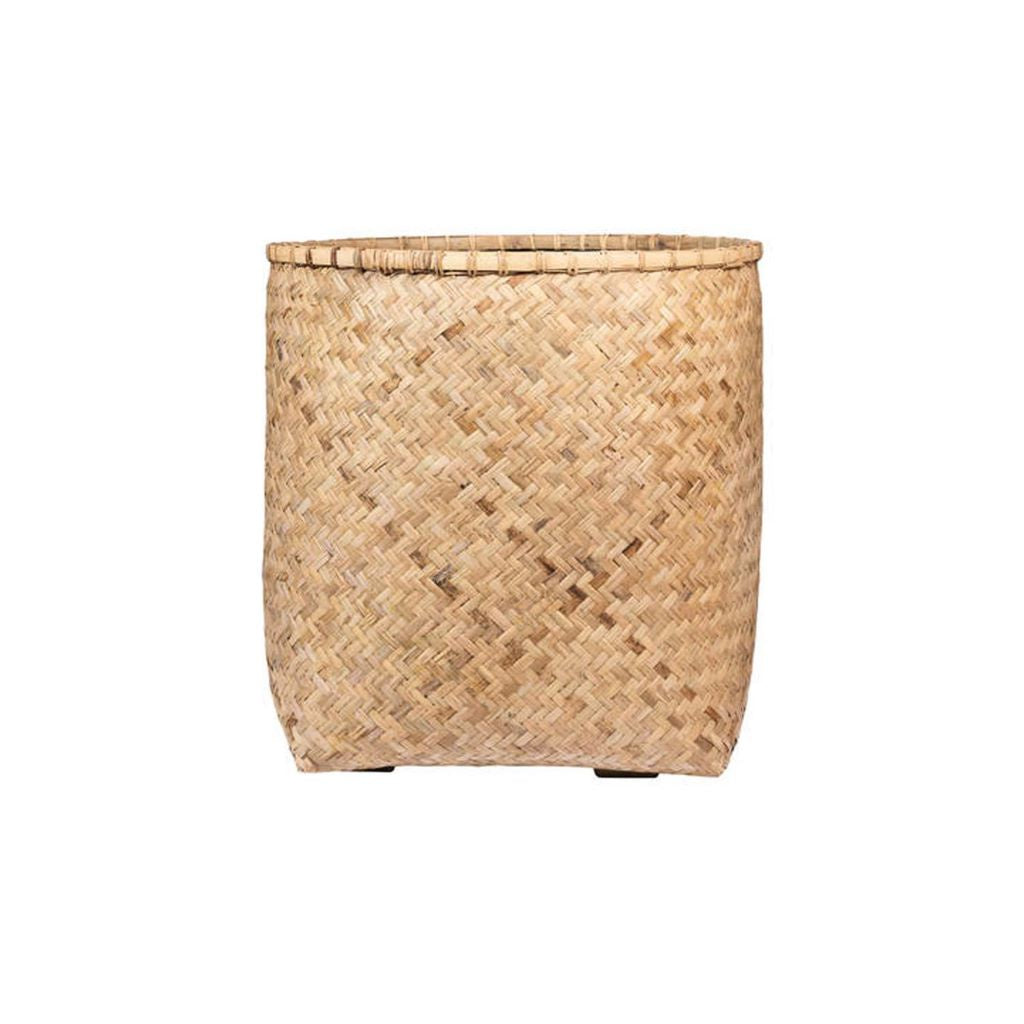 Bohemian Cement Bamboo Basket - Zayn