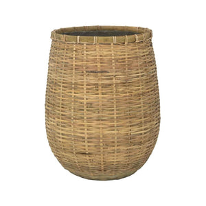 Bohemian Cement Bamboo Basket - Pablo